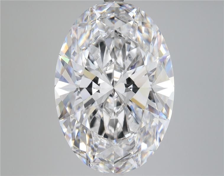 8.74ct F SI1 Rare Carat Ideal Cut Oval Lab Grown Diamond