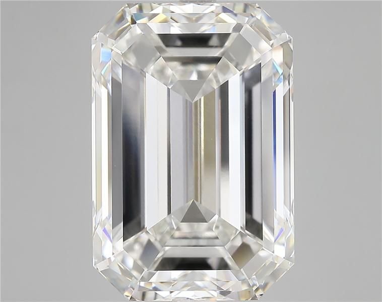17.21ct F VVS2 Rare Carat Ideal Cut Emerald Lab Grown Diamond
