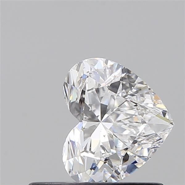 0.53ct D SI2 Rare Carat Ideal Cut Heart Diamond