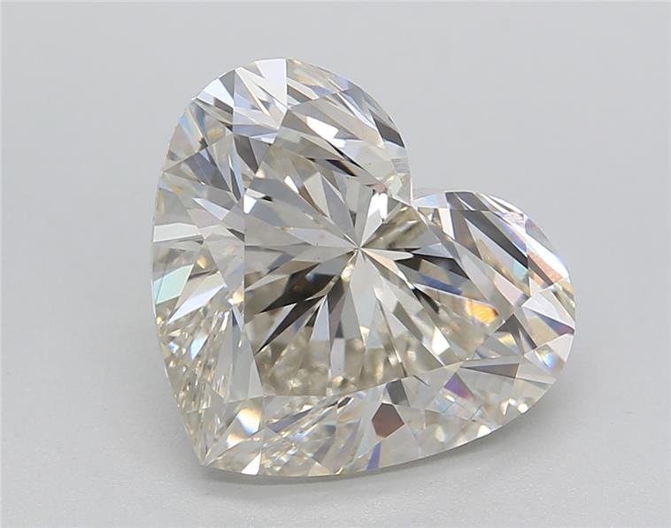 5.06ct I VS2 Rare Carat Ideal Cut Heart Lab Grown Diamond