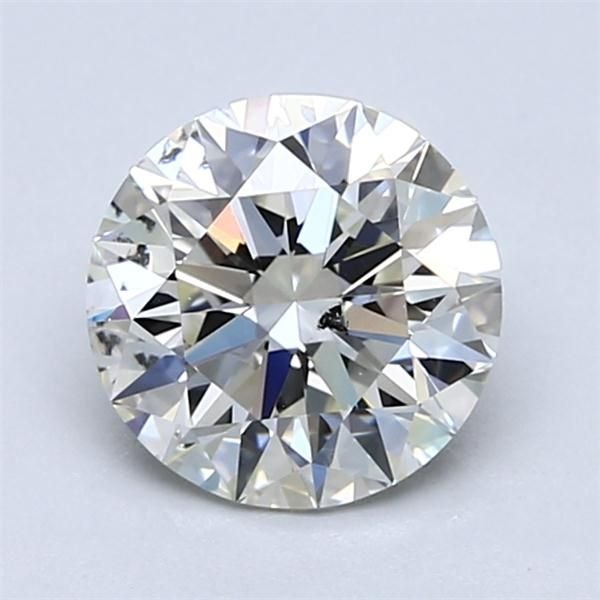 1.63ct J SI1 Rare Carat Ideal Cut Round Diamond