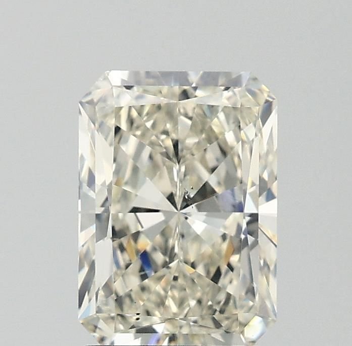 2.01ct K SI1 Rare Carat Ideal Cut Radiant Diamond