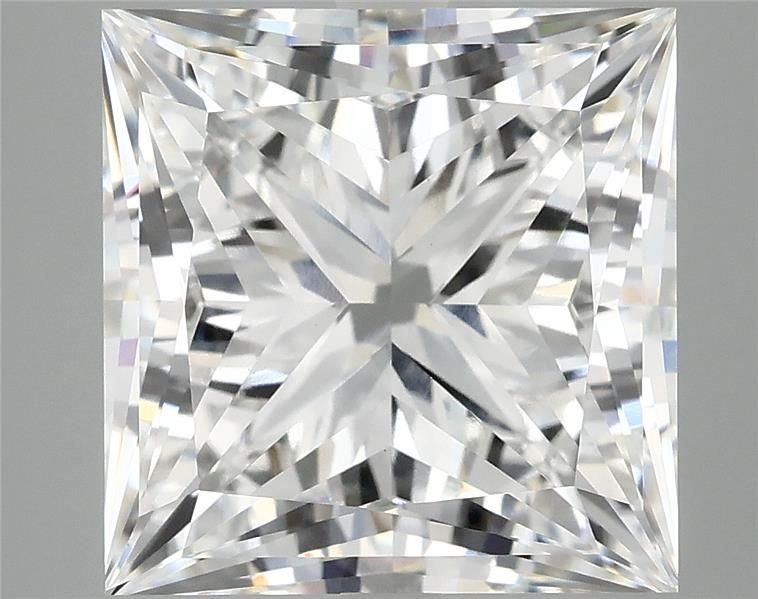 8.02ct F VS1 Rare Carat Ideal Cut Princess Lab Grown Diamond