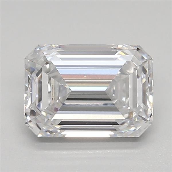 1.33ct D VVS2 Rare Carat Ideal Cut Emerald Lab Grown Diamond