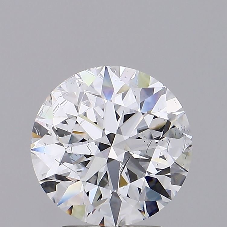 3.06ct E SI2 Excellent Cut Round Lab Grown Diamond