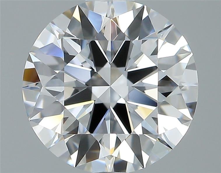 1.37ct D FL Rare Carat Ideal Cut Round Diamond