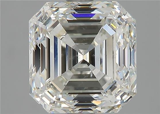 3.01ct I SI2 Very Good Cut Asscher Diamond