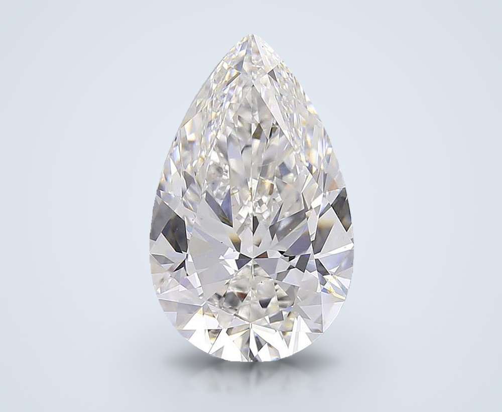 7.36 Carat Pear Lab Diamond