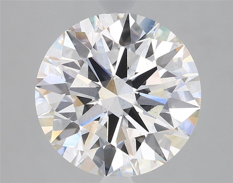 2.71ct F SI1 Rare Carat Ideal Cut Round Lab Grown Diamond