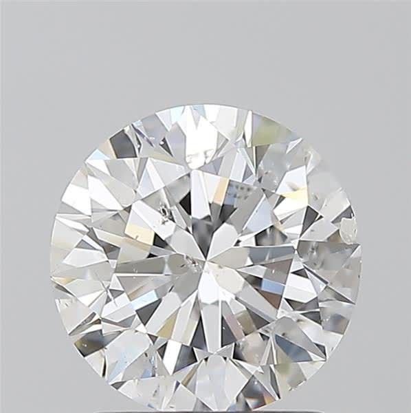 1.70ct E SI2 Rare Carat Ideal Cut Round Diamond