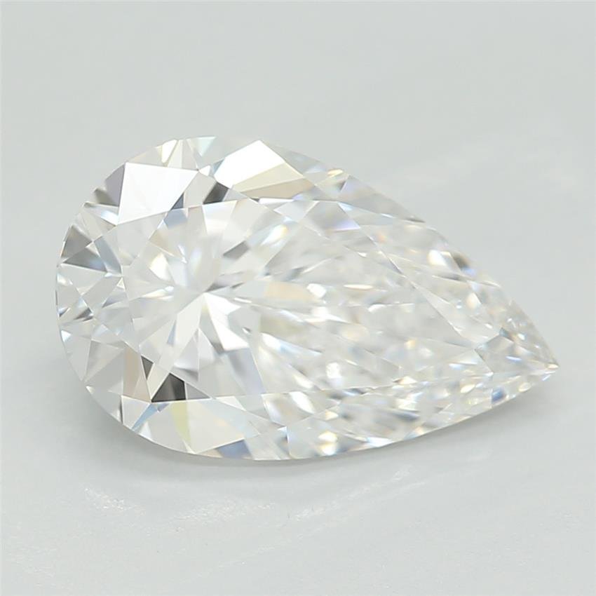 1.33ct D VVS2 Rare Carat Ideal Cut Pear Lab Grown Diamond