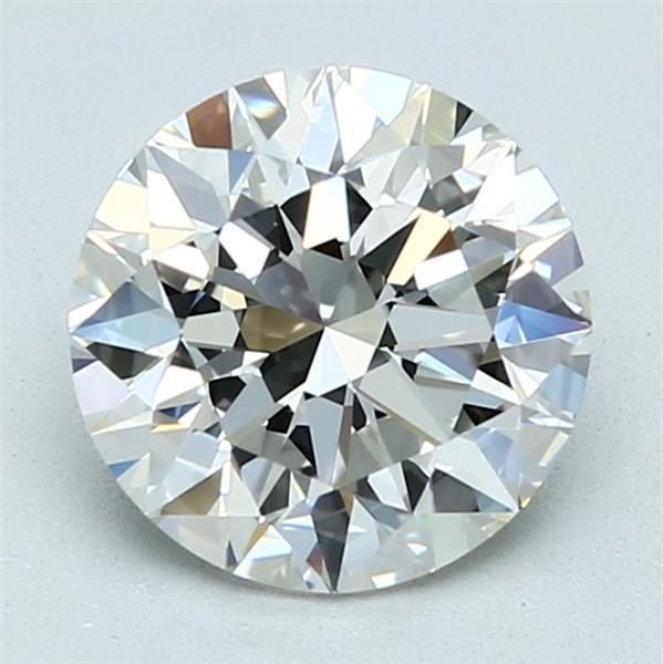 2.01ct I IF Rare Carat Ideal Cut Round Diamond