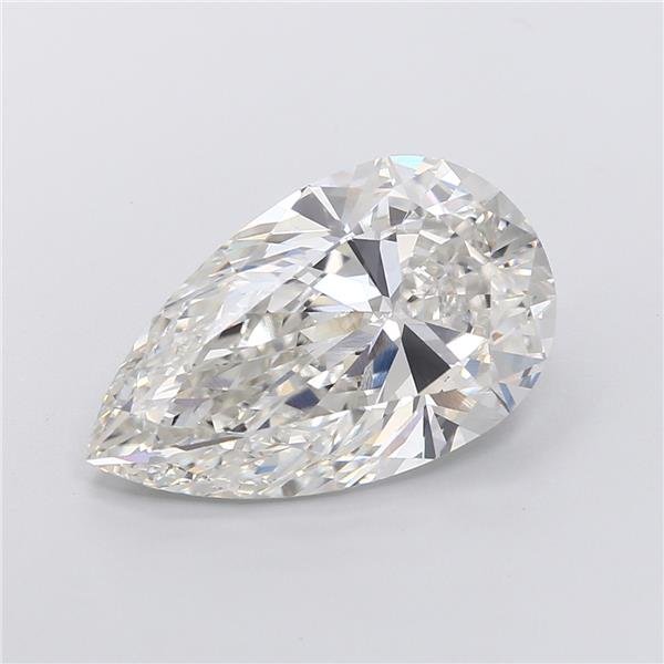 10.17ct H VVS2 Rare Carat Ideal Cut Pear Lab Grown Diamond