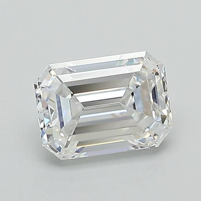 0.81ct D VVS2 Rare Carat Ideal Cut Emerald Lab Grown Diamond