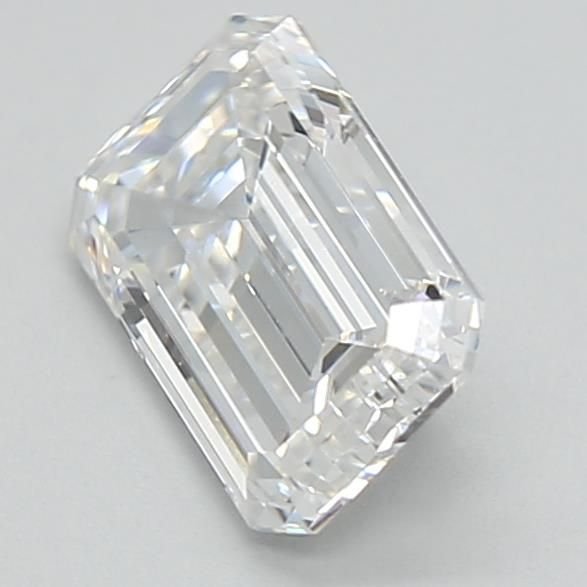 1.37ct E VS1 Rare Carat Ideal Cut Emerald Lab Grown Diamond