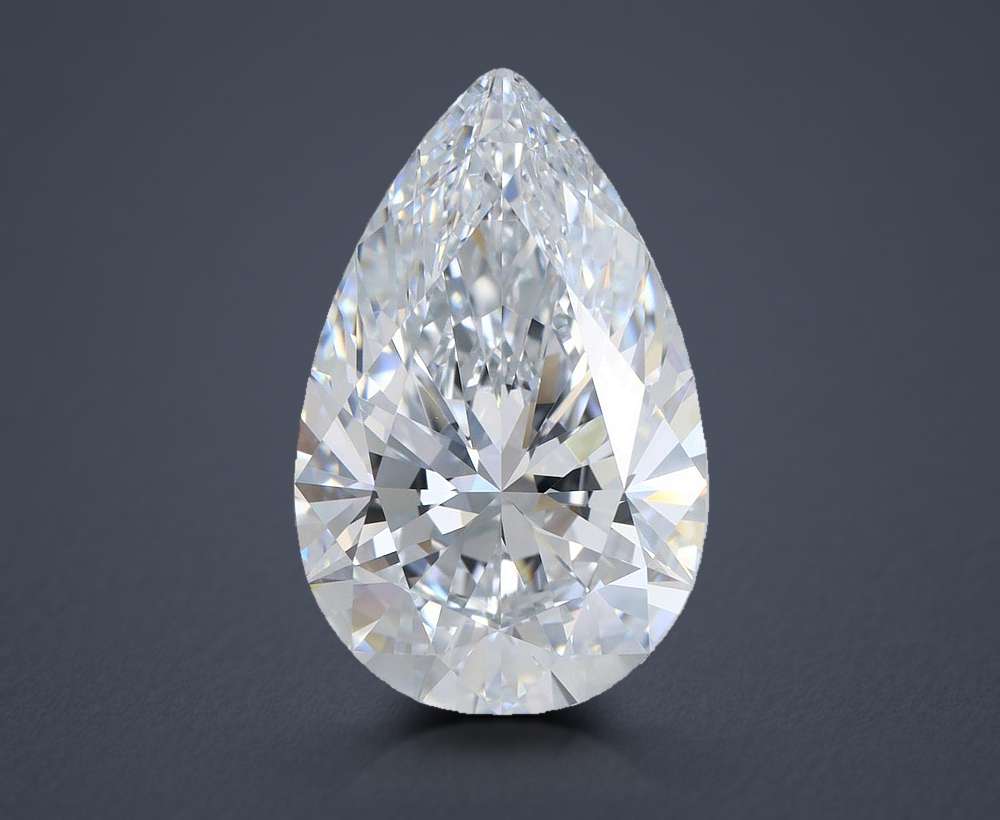 5.07 Carat Pear Lab Diamond