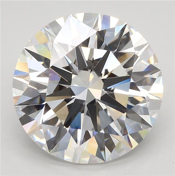 7.16ct F VS1 Rare Carat Ideal Cut Round Lab Grown Diamond