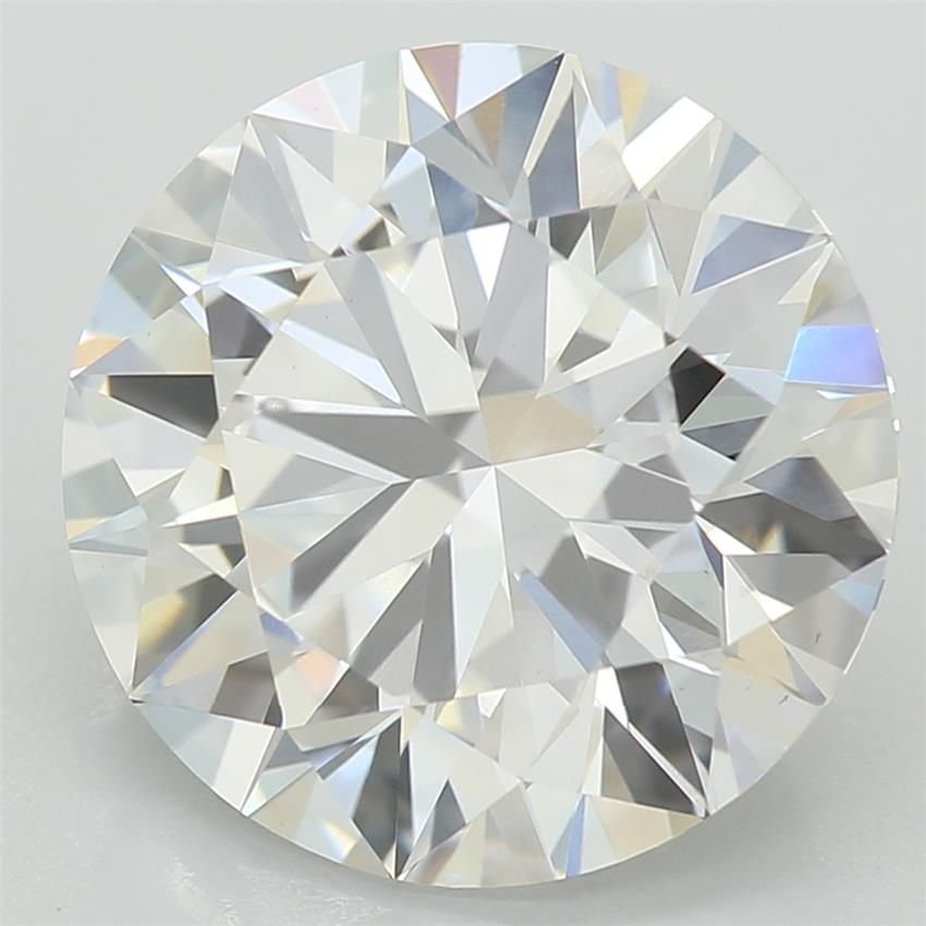 3.21ct D VS1 Rare Carat Ideal Cut Round Lab Grown Diamond