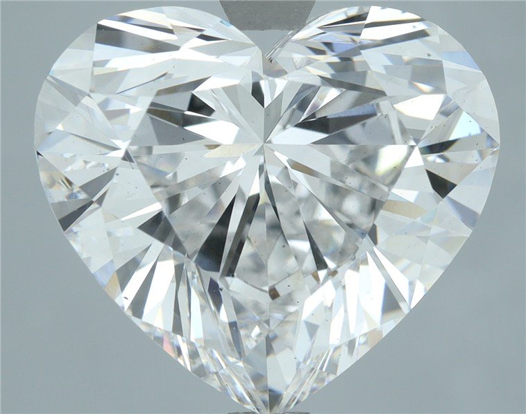 7.09ct E VS2 Rare Carat Ideal Cut Heart Lab Grown Diamond