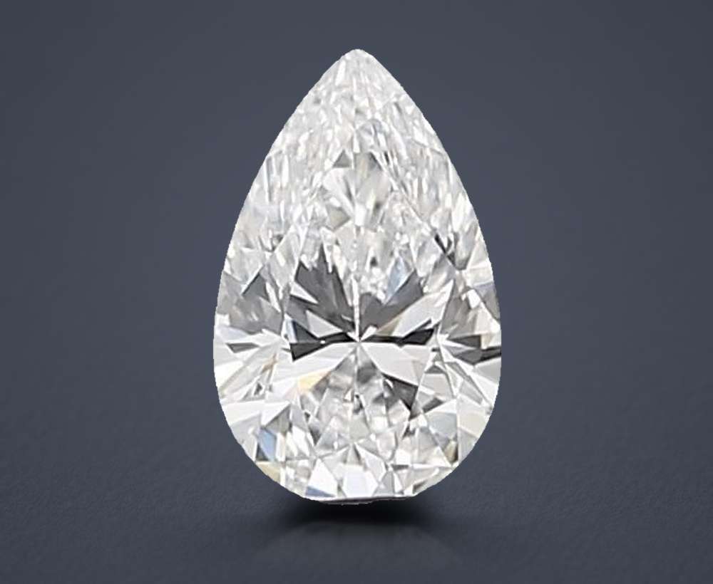 0.53 Carat Pear Lab Diamond