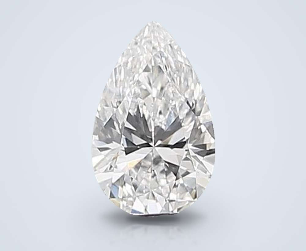 0.53 Carat Pear Lab Diamond