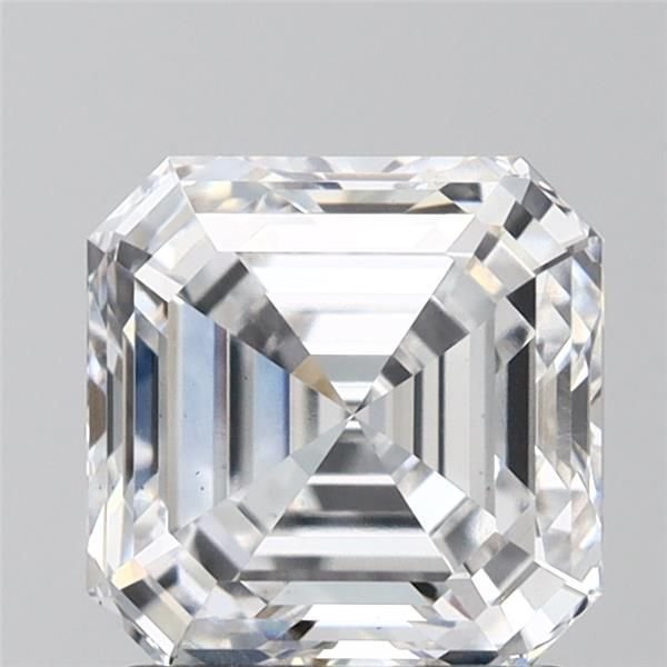 2.03ct D VS1 Rare Carat Ideal Cut Asscher Lab Grown Diamond