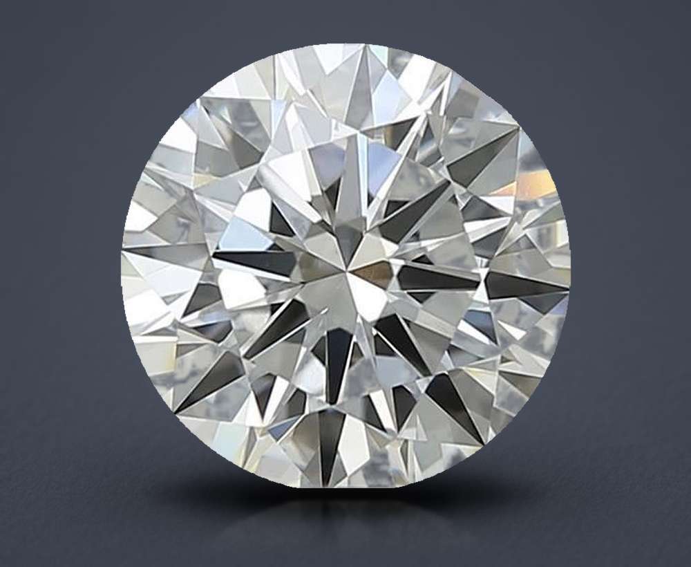 3.21 Carat Round Lab Diamond