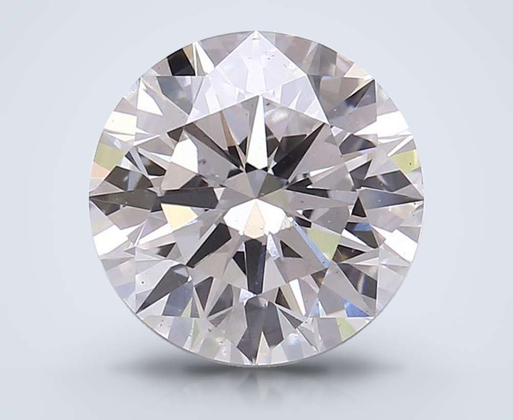 4.08 Carat Round Lab Diamond