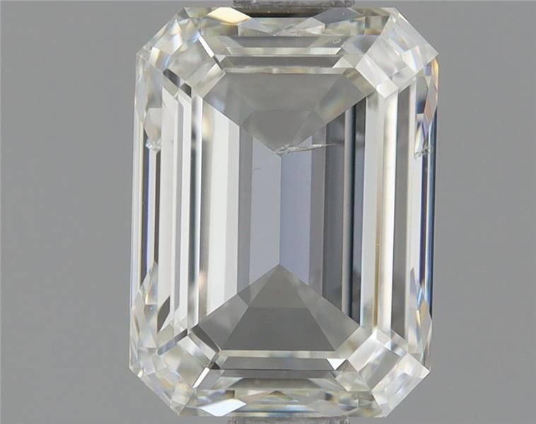 0.90ct I SI2 Rare Carat Ideal Cut Emerald Diamond