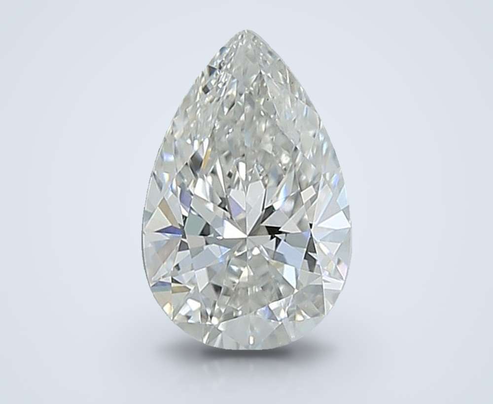 1.00 Carat Pear Lab Diamond