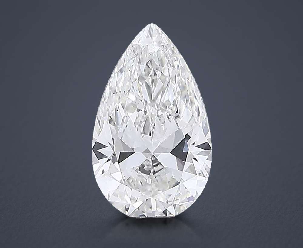 4.54 Carat Pear Lab Diamond