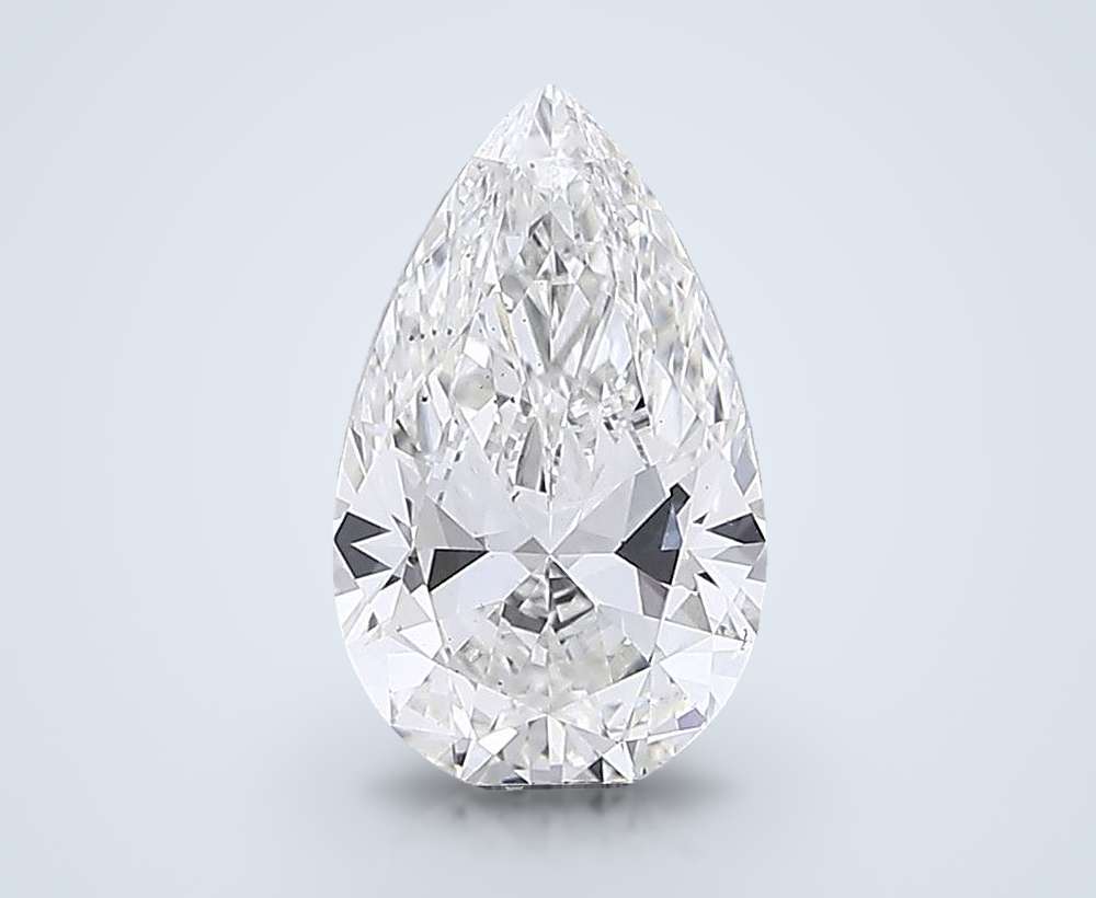 4.54 Carat Pear Lab Diamond