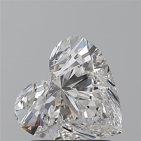 1.70ct F SI2 Excellent Cut Heart Diamond