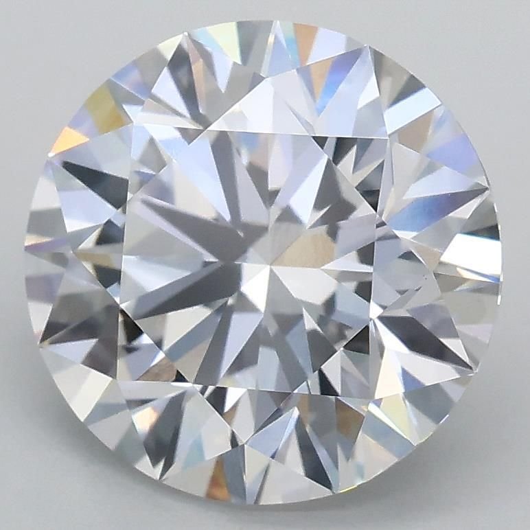 3.01ct D VS1 Rare Carat Ideal Cut Round Lab Grown Diamond