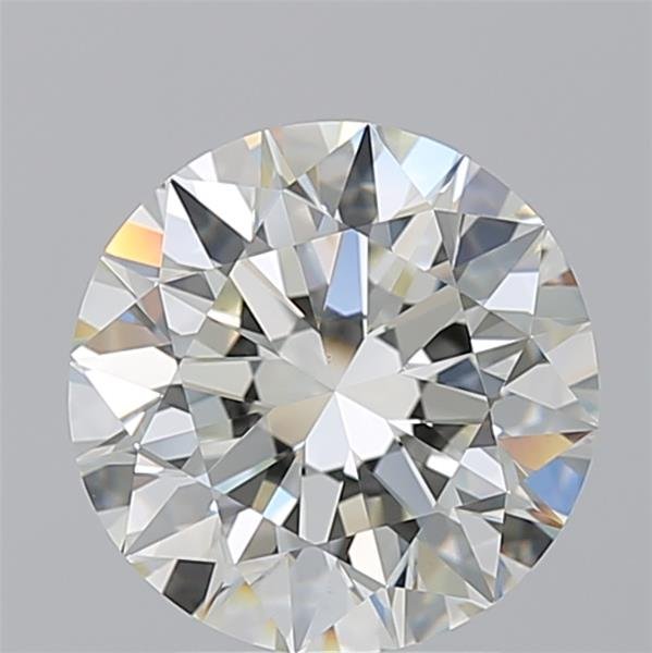 3.01ct K VS1 Rare Carat Ideal Cut Round Diamond