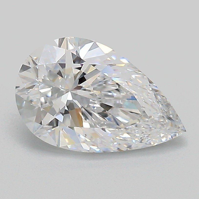 1.59ct D VS1 Rare Carat Ideal Cut Pear Lab Grown Diamond