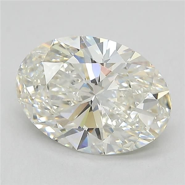 3.00ct H VS1 Rare Carat Ideal Cut Oval Lab Grown Diamond