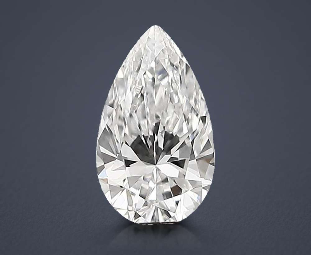 0.50 Carat Pear Lab Diamond