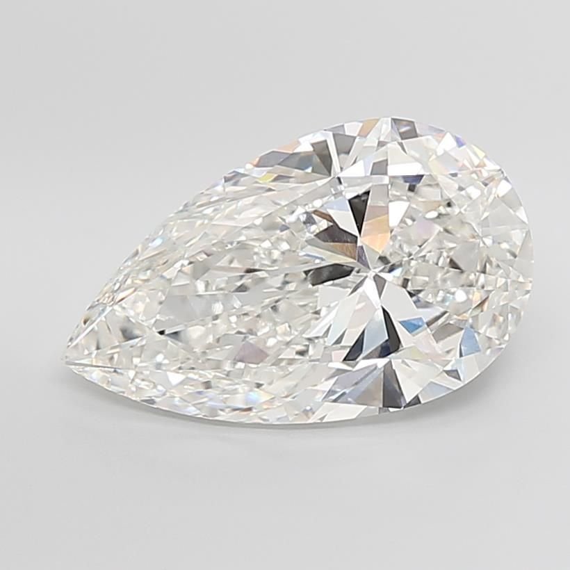 10.03ct G VVS2 Rare Carat Ideal Cut Pear Lab Grown Diamond