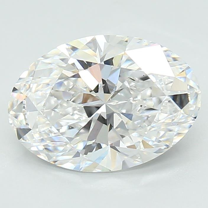 1.91ct D VS2 Rare Carat Ideal Cut Oval Lab Grown Diamond