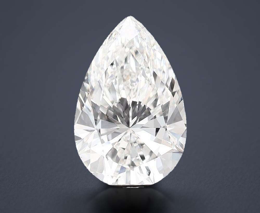 3.00 Carat Pear Lab Diamond