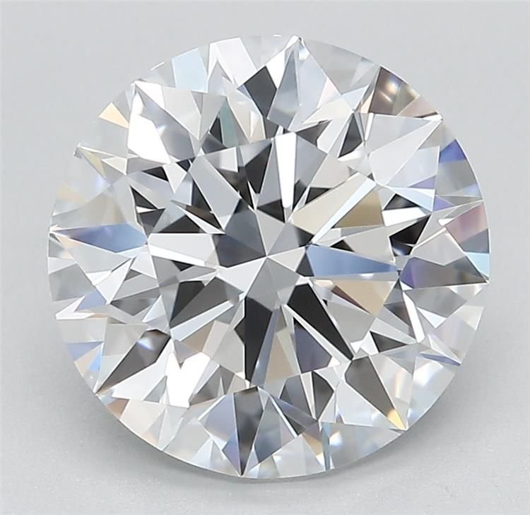 4.18ct E FL Rare Carat Ideal Cut Round Lab Grown Diamond