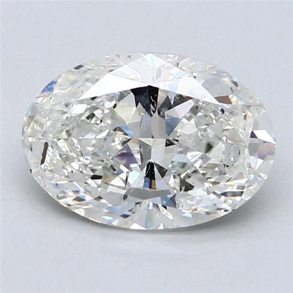 2.58ct H SI2 Very Good Cut Oval Diamond