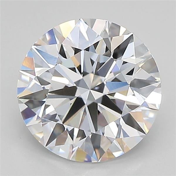 2.10ct D VVS2 Rare Carat Ideal Cut Round Lab Grown Diamond