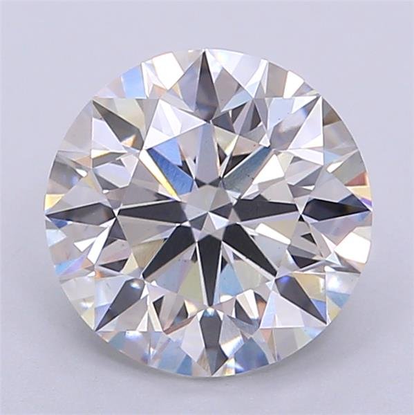 2.22ct F VS2 Rare Carat Ideal Cut Round Lab Grown Diamond