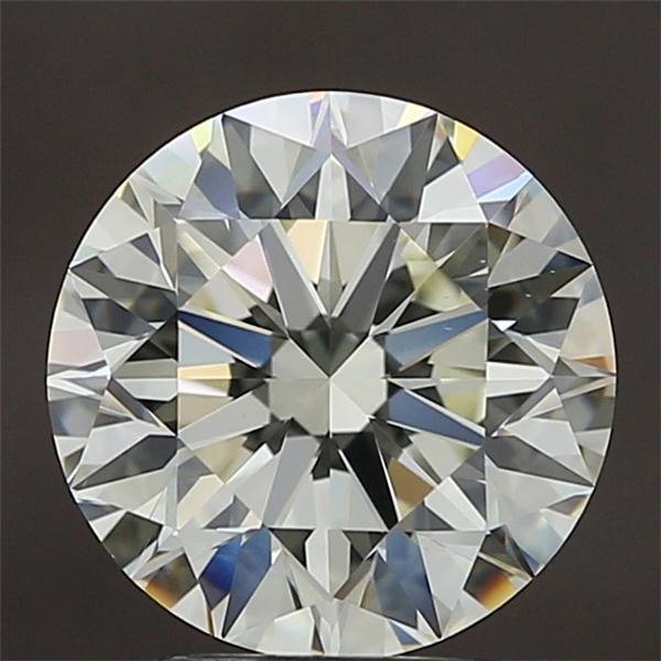 3.51ct K VS1 Rare Carat Ideal Cut Round Diamond