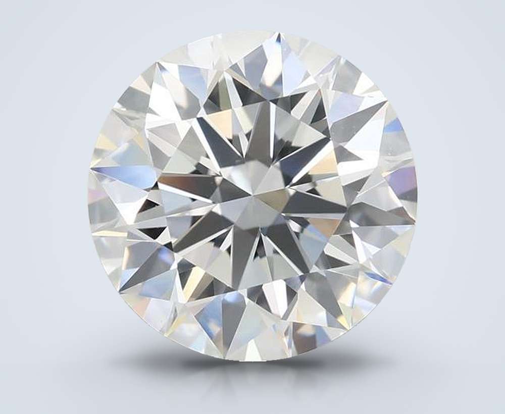 4.09 Carat Round Lab Diamond