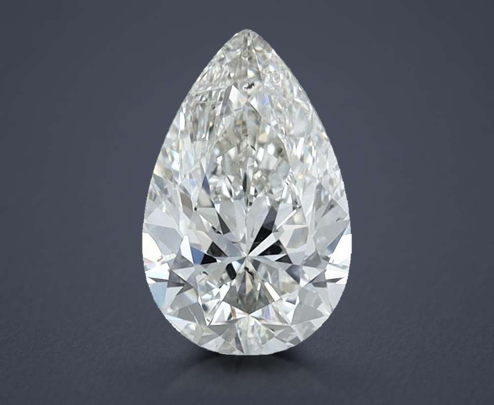 0.81 Carat Pear Natural Diamond