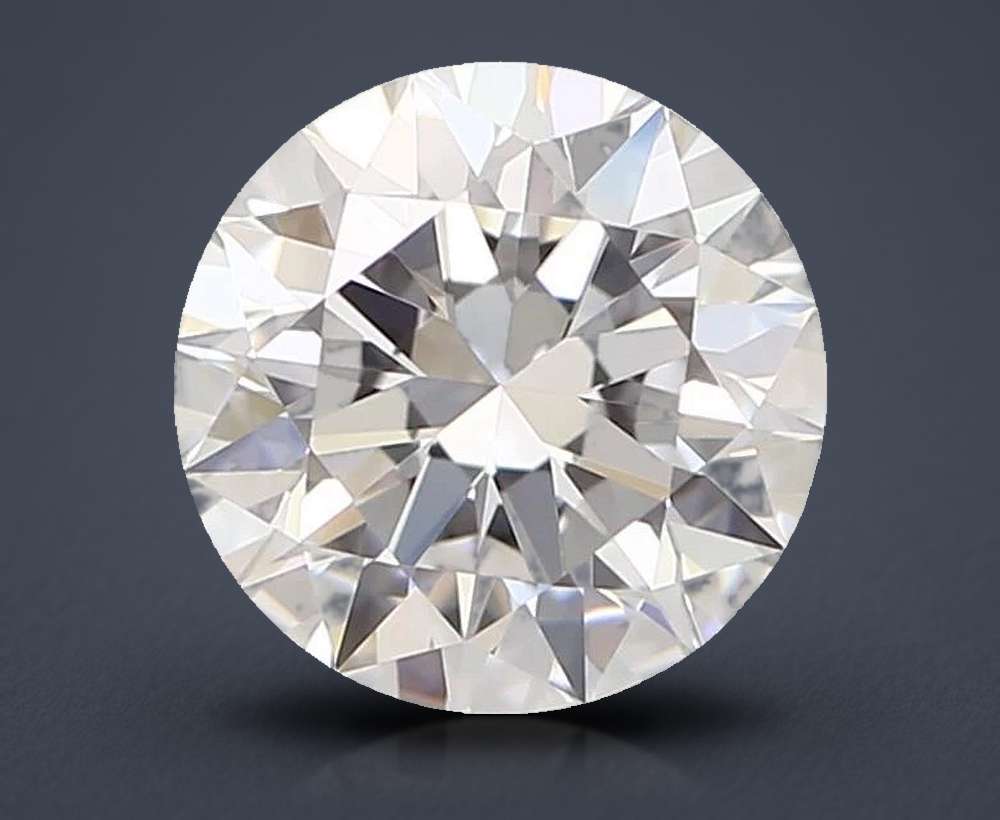 0.77 Carat Round Natural Diamond