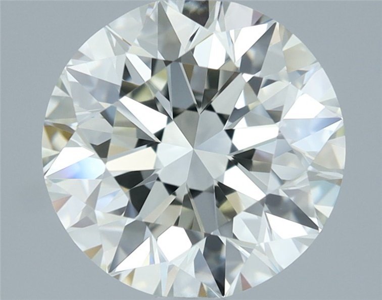 2.01ct J IF Rare Carat Ideal Cut Round Diamond